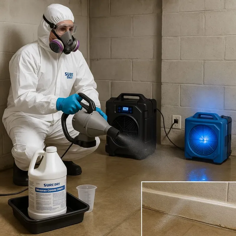 Sanitization and Odor Removal process in Meridian, PA