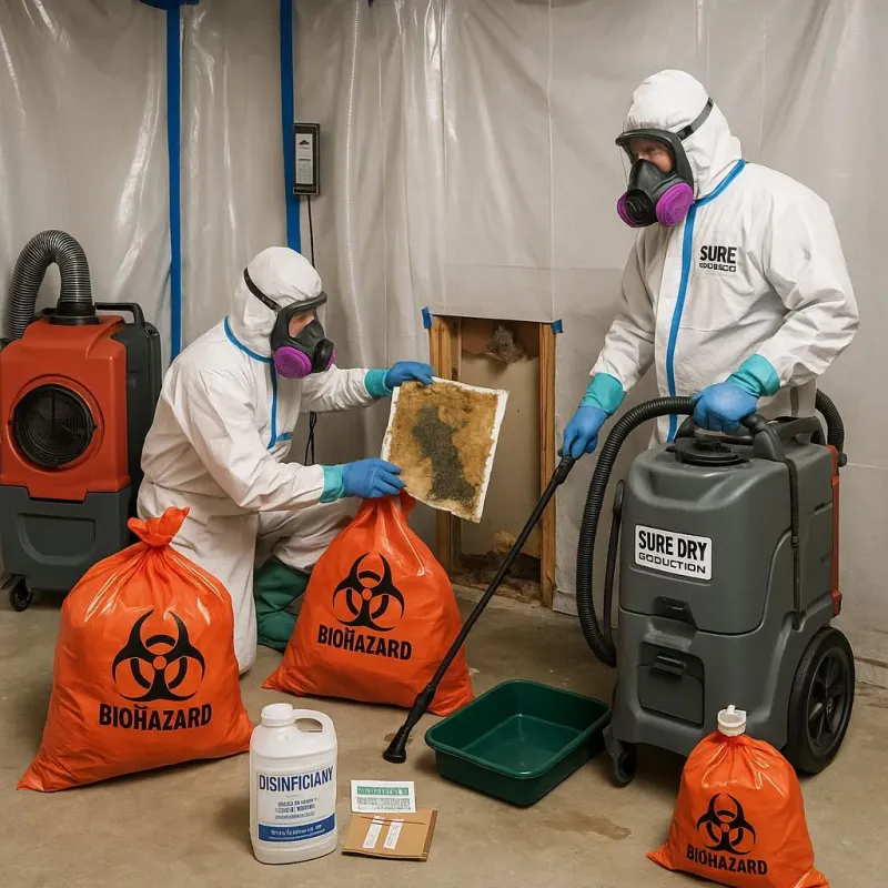 Contaminated Water Handling Protocols process in Meridian, PA